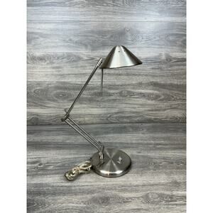 Vintage Tensor MCM UFO Saucer Atomic Retro Desk Lamp Dimmable Halogen Silver